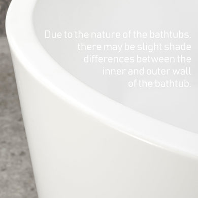 **CLEARANCE STOCK Avalon 1500mm Left Corner Freestanding Bath, Matte White