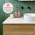 Avisé 1500mm Wall Hung Vanity Cabinet | Alba Oak Woodgrain |