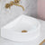 Dee Groove 465mm x 360mm Above-Counter Concrete Basin, Stone White