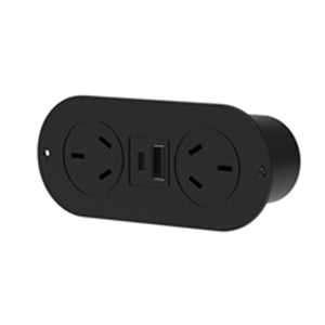In Drawer Power Point - Black - Bottom Right Drawer