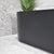 Brighton Corrugated 1500mm Ribbed Oval Freestanding Bath, Matte Black *Clearance Stock*