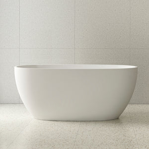 Egg Oval 1400mm Freestanding Bath, Gloss White