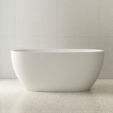 Egg Oval 1400mm Freestanding Bath, Gloss White