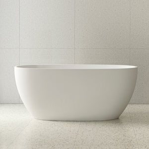 Egg Oval 1400mm Freestanding Bath, Gloss White