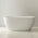 Egg Oval 1400mm Freestanding Bath, Gloss White