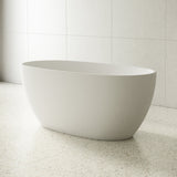 Egg Oval 1400mm Freestanding Bath, Gloss White