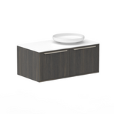 ADP Clifton Wall Hung 900mm Single Right Offset Bowl Vanity Cabinet