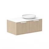 ADP Clifton Wall Hung 900mm Single Right Offset Bowl Vanity Cabinet