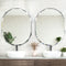 Classic Jewel 800mm x 1000mm Frameless Mirror with Jewelled Edge