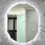 Classic Jewel 800mm x1000mm LED Mirror with Jewelled Edge and Demister *Clearance Stock*