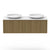 ADP Clifton Wall Hung 1200mm Double Bowl Vanity Cabinet