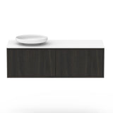 ADP Clifton Wall Hung 1200mm Single Left Offset Bowl Vanity Cabinet
