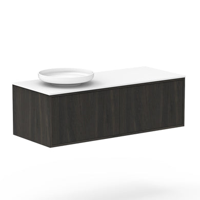 ADP Clifton Wall Hung 1200mm Single Left Offset Bowl Vanity Cabinet