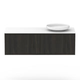 ADP Clifton Wall Hung 1200mm Single Right Offset Bowl Vanity Cabinet