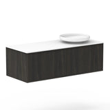 ADP Clifton Wall Hung 1200mm Single Right Offset Bowl Vanity Cabinet