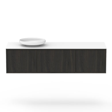 ADP Clifton Wall Hung 1500mm Single Left Offset Bowl Vanity Cabinet