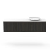 ADP Clifton Wall Hung 1500mm Single Right Offset Bowl Vanity Cabinet
