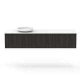 ADP Clifton Wall Hung 1800mm Single Left Offset Bowl Vanity Cabinet