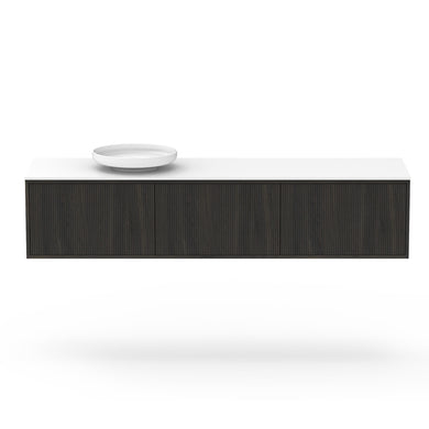 ADP Clifton Wall Hung 1800mm Single Left Offset Bowl Vanity Cabinet