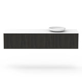 ADP Clifton Wall Hung 1800mm Single Right Offset Bowl Vanity Cabinet
