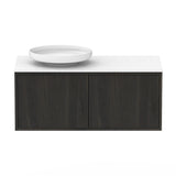 ADP Clifton Wall Hung 900mm Single Left Offset Bowl Vanity Cabinet