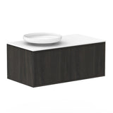 ADP Clifton Wall Hung 900mm Single Left Offset Bowl Vanity Cabinet