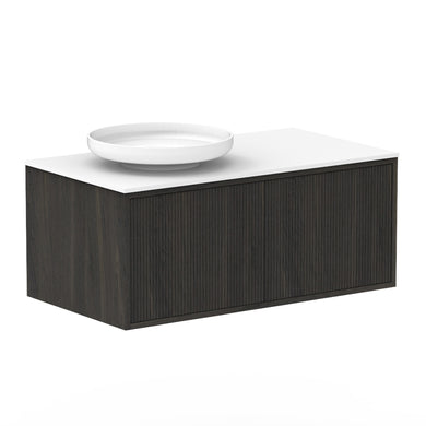 ADP Clifton Wall Hung 900mm Single Left Offset Bowl Vanity Cabinet