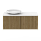 ADP Clifton Wall Hung 900mm Single Left Offset Bowl Vanity Cabinet