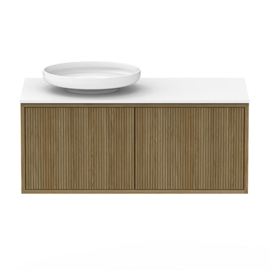 ADP Clifton Wall Hung 900mm Single Left Offset Bowl Vanity Cabinet