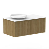 ADP Clifton Wall Hung 900mm Single Left Offset Bowl Vanity Cabinet