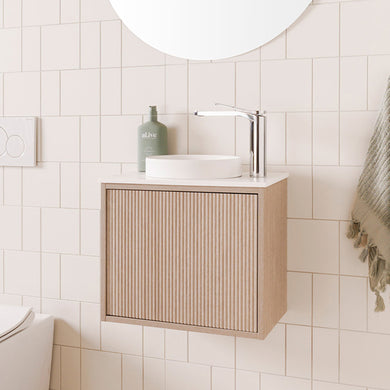 ADP Clifton Mini Wall Hung 475mm Single Center Bowl Vanity Cabinet