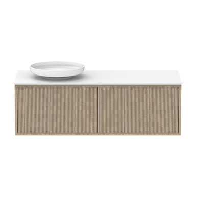 ADP Clifton Wall Hung 1200mm Single Left Offset Bowl Vanity Cabinet
