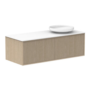 ADP Clifton Wall Hung 1200mm Single Right Offset Bowl Vanity Cabinet