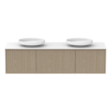 ADP Clifton Wall Hung 1500mm Double Bowl Vanity Cabinet