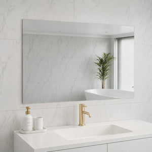 Custom Made Rectangular Frameless Mirror