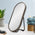 Pill Oval 220mm x 440mm Desk Mirror with Brushed Gunmetal Frame
