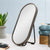 Pill Oval 220mm x 440mm Desk Mirror with Brushed Gunmetal Frame