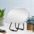 Pill Oval 220mm x 440mm Desk Mirror with Matte White Frame