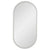 Pill Oval 220mm x 440mm Desk Mirror with Matte White Frame