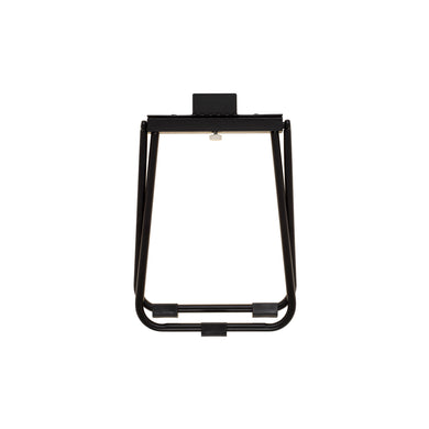 Retti Rectangular 220mm x 330mm Desk Mirror with Brushed Brass (Gold) Frame