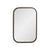 Retti Rectangular 220mm x 330mm Desk Mirror with Brushed Gunmetal Frame