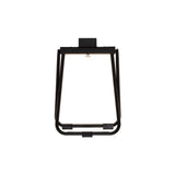 Retti Rectangular 220mm x 330mm Desk Mirror with Brushed Gunmetal Frame