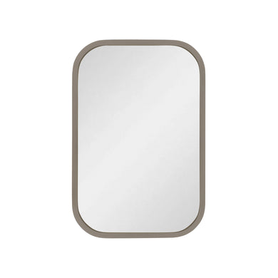 Retti Rectangular 220mm x 330mm Desk Mirror with Brushed Nickel Frame