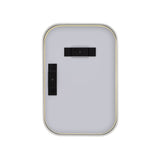 Retti Rectangular 220mm x 330mm Desk Mirror with Matte White Frame