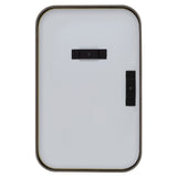 Retti Rectangular 280mm x 440mm Desk Mirror with Brushed Gunmetal Frame