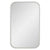 Retti Rectangular 280mm x 440mm Desk Mirror with Matte White Frame