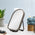 Arco Arch 220mm x 330mm Desk Mirror with Brushed Gunmetal Frame