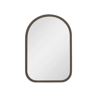 Arco Arch 220mm x 330mm Desk Mirror with Brushed Gunmetal Frame