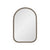 Arco Arch 220mm x 330mm Desk Mirror with Brushed Nickel Frame