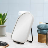 Arco Arch 220mm x 330mm Desk Mirror with Matte White Frame